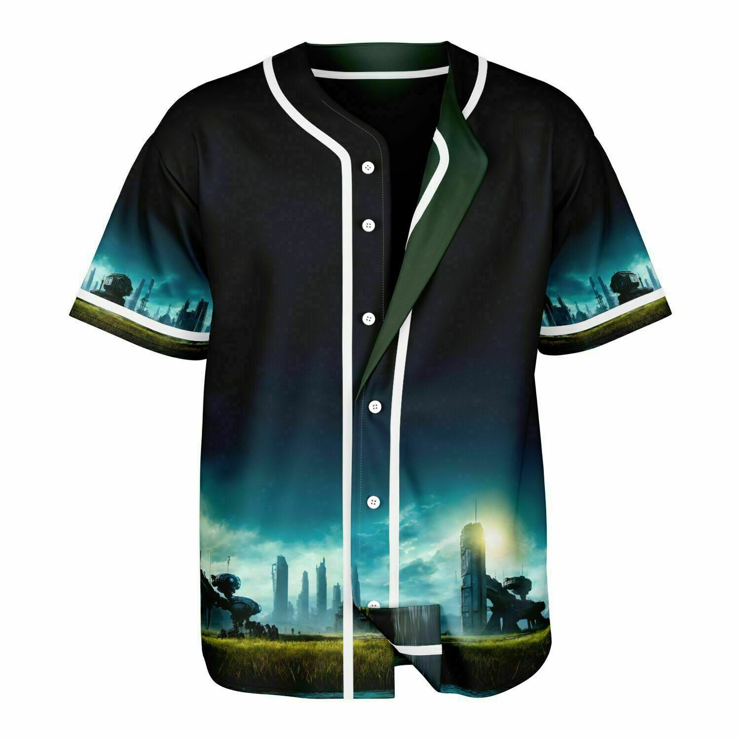 Reversible Robotic Takeover-Apocalyptic Planet Jersey - Colee.One Merch