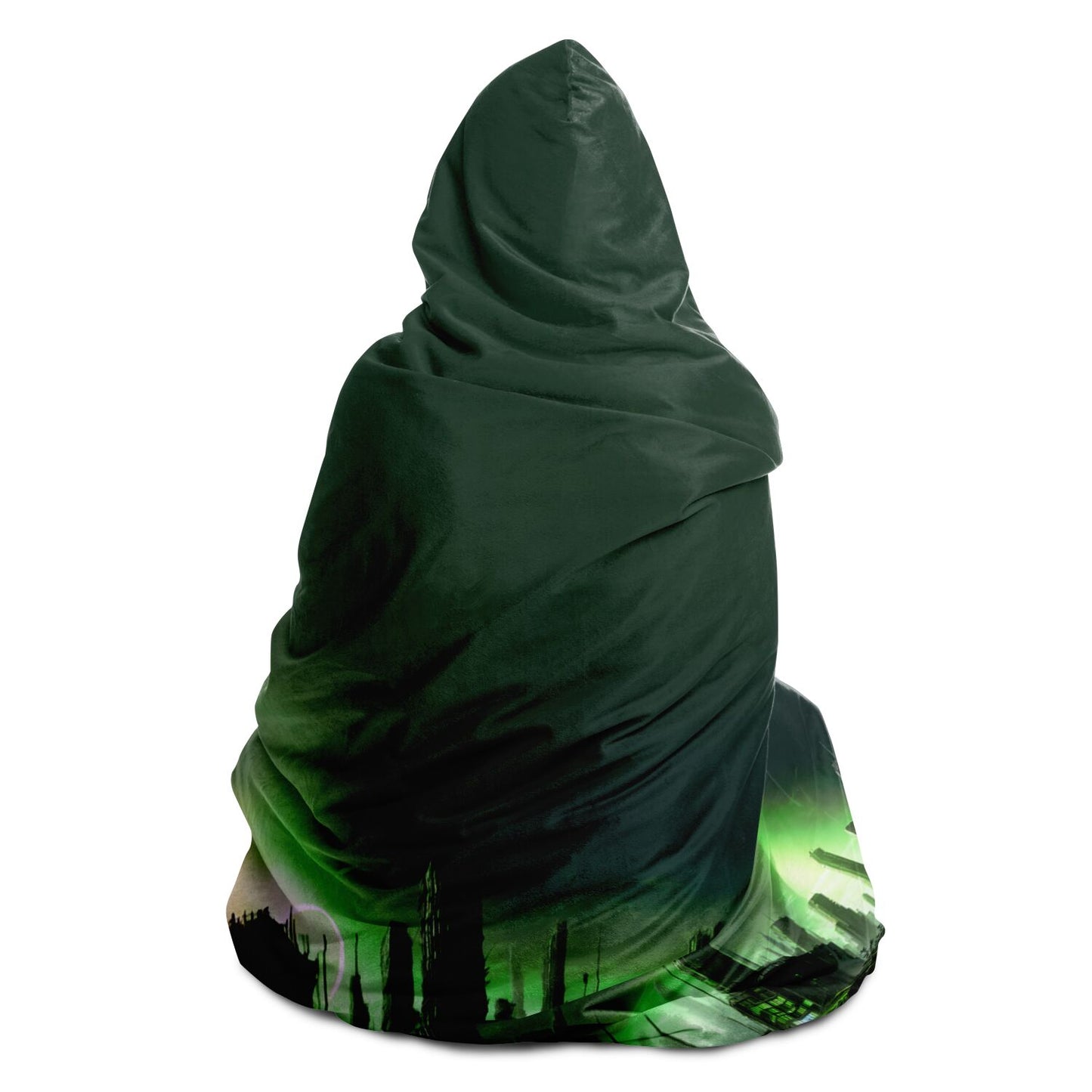 Apocalyptic Planet Hooded Blanket