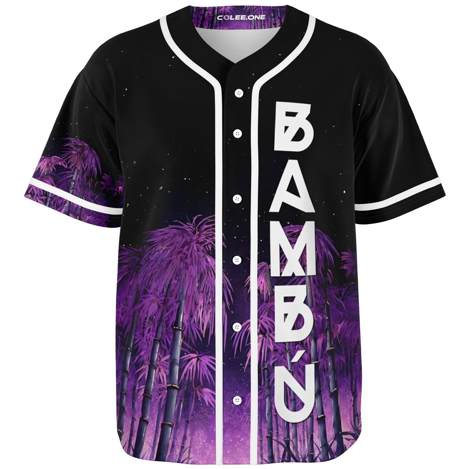 Bambu & Colee.One Collab Jersey, front view, Colee.One festival apparel